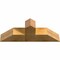 Ekena Millwork Portland Rough Sawn Timber Gable Bracket, Western Red Cedar, 36"W x 13"H x 6"D x 6"F, 9/12 Pitch GBW036X13X0606POR00RWR - alternate 3